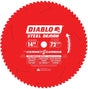Diablo D1472CF Circular Saw Blade, 14 in Dia, 1 in Arbor, 72-Teeth, Cermet Cutting Edge