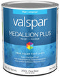 Medallion Plus 2100 Series 028.0021004.005 Interior Paint and Primer, Water, Flat, Clear, 1 qt Plastic Can