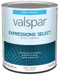 Expressions Select 4100 Series 028.0041003.005 Interior Paint and Primer, Tint, Flat, White, 1 qt Plastic Can