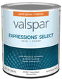 Expressions Select 4300 Series 028.0043002.005 Interior Paint and Primer, Pastel, Semi-Gloss, White, 1 qt Plastic Can