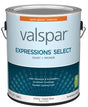 Expressions Select 4300 Series 028.0043002.007 Interior Paint and Primer, Pastel, Semi-Gloss, White, 1 gal Plastic Can, Pack of 4