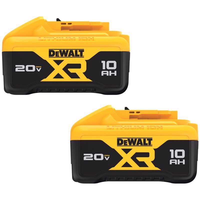 DeWalt 20V MAX XR DCB210-2 10 Ah Lithium-Ion Battery 2 pc