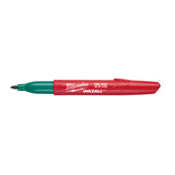 Milwaukee INKZALL Green Fine Tip Permanent Marker 1 pk