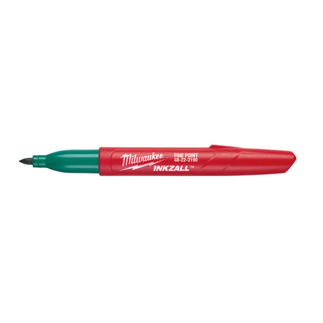 Milwaukee INKZALL Green Fine Tip Permanent Marker 1 pk