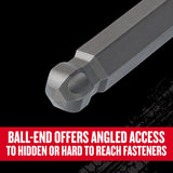 Craftsman V-Series X-Tract Technology Metric L-Handle Ball End Hex Key Set 9 pc