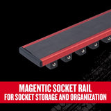 Craftsman V-Series 1/2 in. drive Metric 6 Point Deep Socket Set 13 pc