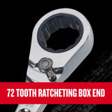 Craftsman V-Series SAE Reversible Ratcheting Combination Wrench Set 8 pc