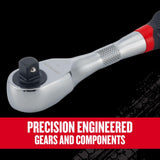 Craftsman V-Series 3/8 in. drive Comfort Grip Ratchet 96 teeth