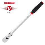 Craftsman V-Series 1/2 in. drive Comfort Grip Long Flex Head Ratchet 96 teeth