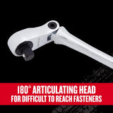 Craftsman V-Series 1/2, 1/4 and 3/8 in. drive Long Flex Head Ratchet Set