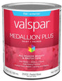 Medallion Plus 2500 Series 028.0025002.005 Exterior Paint and Primer, Pastel, Flat, White, 1 qt Plastic Can