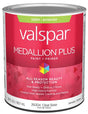 Medallion Plus 2600 Series 028.0026004.005 Exterior Paint and Primer, Water, Satin, Clear, 1 qt Plastic Can