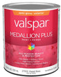 Medallion Plus 2600 Series 028.0027002.005 Exterior Paint and Primer, Pastel, Semi-Gloss, White, 1 qt Metal Can
