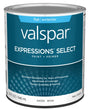 Expressions Select 4400 Series 028.0044000.005 Exterior Paint, Water, Flat, White, 1 qt Plastic Can