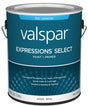 Expressions Select 4400 Series 028.0044000.007 Exterior Paint, Water, Flat, White, 1 gal Plastic Can, Pack of 4