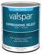Expressions Select 4400 Series 028.0044002.005 Exterior Paint, Pastel, Flat, White, 1 qt Plastic Can