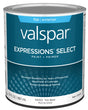 Expressions Select 4400 Series 028.0044003.005 Exterior Paint, Tint, Flat, White, 1 qt Plastic Can