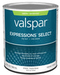 Expressions Select 4500 Series 028.0045002.005 Exterior Paint, Pastel, Satin, White, 1 qt Plastic Can