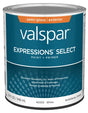 Expressions Select 4600 Series 028.0046000.005 Exterior Paint, Acrylic, Semi-Gloss, White, 1 qt Plastic Can