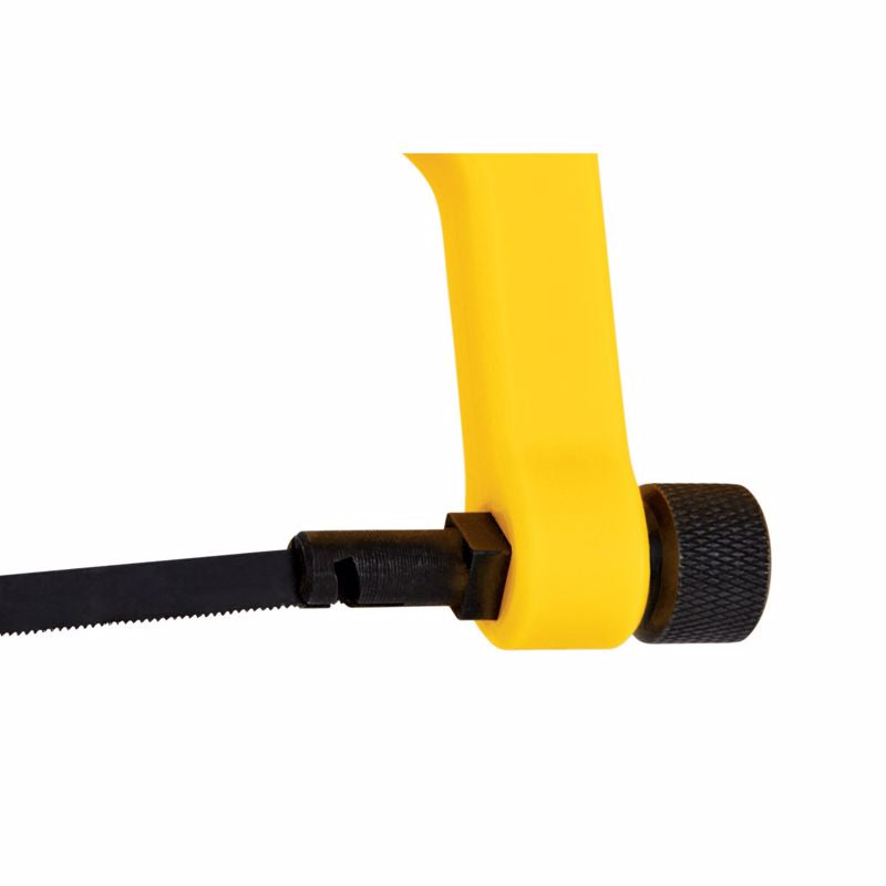 Stanley 6 in. Hacksaw Black/Yellow 1 pc
