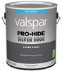 Pro-Hide Silver 5000 7100 Series 028.0071002.007 Interior Paint, Pastel, Flat, White, 1 gal Plastic Can, Pack of 4