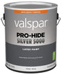Pro-Hide Silver 5000 7300 Series 028.0073000.007 Interior Paint, Water, Semi-Gloss, White, 1 gal Plastic Can, Pack of 4