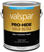 Pro-Hide Gold Ultra 6500 Series 028.0065003.007 Exterior Self-Priming Paint, Water, Flat, Clear, 1 gal Plastic Can, Pack of 4