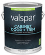 Valspar 8100 Series 028.0081004.007 Cabinet, Door and Trim Enamel Paint, Water Base, Satin Sheen, Clear Base, 1 gal, Pack of 4