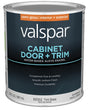 Valspar 8200 Series 028.0082002.005 Cabinet, Door and Trim Enamel Paint, Water Base, Semi-Gloss Sheen, Tint Base, 1 qt