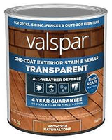 STAIN&SEALER TRNSP RED NATL QT