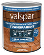 STAIN&SEALER TRNSP RED NATL QT
