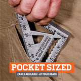 Swanson 4-1/2 in. L Aluminum Trim Speed Square