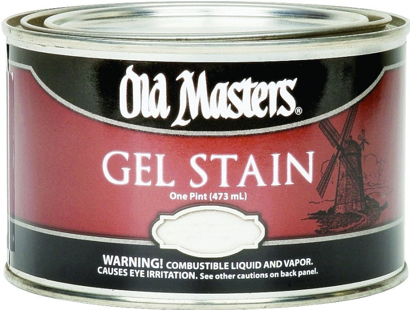 Old Masters 80208 Gel Stain, Golden Oak, Liquid, 1 pt Can
