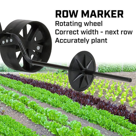 Chapin 8701B Garden Seeder, 3 lb Hopper, 1 ft W Spread, Steel