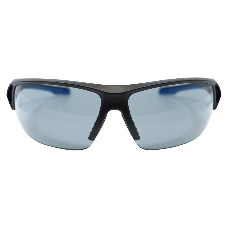 General Electric 06 Series Anti-Fog Impact-Resistant Safety Glasses Smoke Lens Black/Blue Frame 1 pk