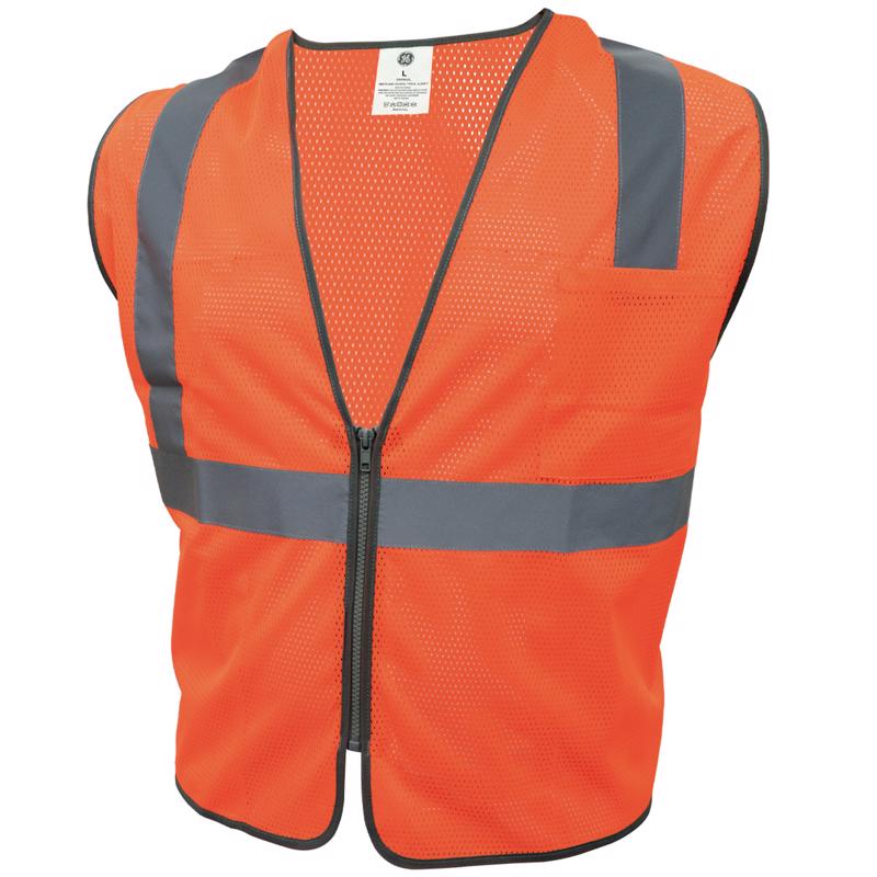 General Electric Reflective Safety Vest Orange L