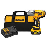 DeWalt 20V MAX XR 1/2 in. Cordless Brushless Impact Wrench w/Hog Ring Kit (Battery & Charger)