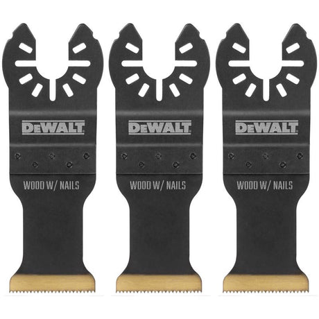 DeWalt Universal Fitment High Speed Steel Oscillating Blade Set 3 pc