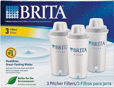 Brita 35503 Pitcher Replacement Filter, For: 68389, 6035455, 6063986 Model Pitchers