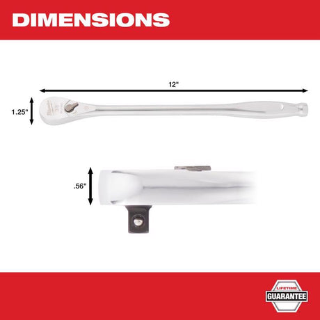 Milwaukee 3/8 in. drive SAE Ratchet 90 teeth