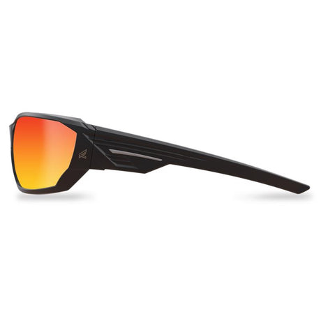 Edge Eyewear Dawson Anti-Fog Safety Glasses Red Mirror Lens Black Frame 1 pk