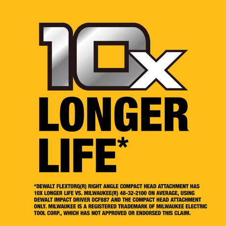 DeWalt Flextorq 12 in. Steel Right Angle Attachment 1/4 in. Hex Shank 3 pc