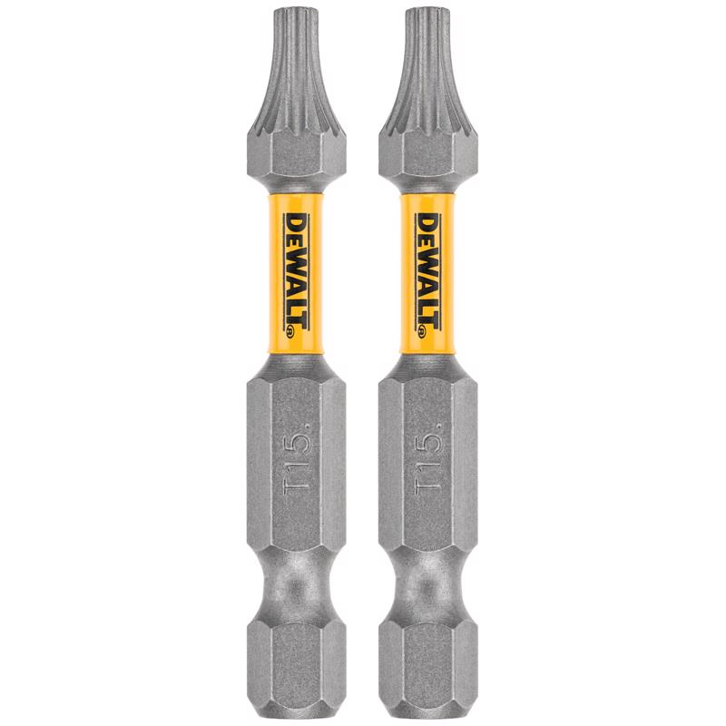 DeWalt Max Fit Torx #15 X 2 in. L Screwdriver Bit Set Steel 2 pk