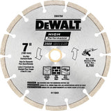 DeWalt HP 7 in. D X 5/8 and 7/8 in. Steel Segmented Rim Diamond Saw Blade 1 pk