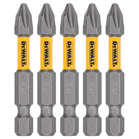 DeWalt Max Fit Phillips #2 X 2 in. L Screwdriver Bit Set Steel 5 pk