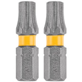 DeWalt MAXFIT Torx #30 X 1 in. L Screwdriver Bit Steel 2 pk