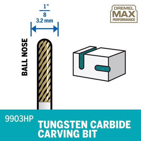 Dremel 1.5 in. L X 0.12 in. W Cylindrical Tungsten Carbide Cutter 1 pk