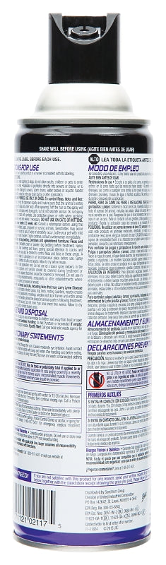 Hot Shot HG-2118 Tick and Lice Killer, Liquid, Spray Application, 14 oz, Aerosol Can
