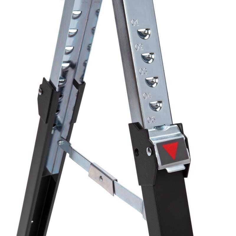 Steelman 32 in. H X 42 in. W X 24.25 in. D Adjustable Folding Sawhorse 1300 lb. cap. 1 pc