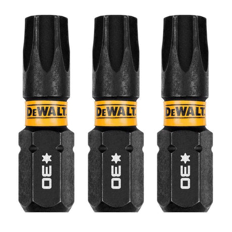 DeWalt FlexTorq Torx T30 X 1 in. L Impact Driver Bit Set Steel 3 pc